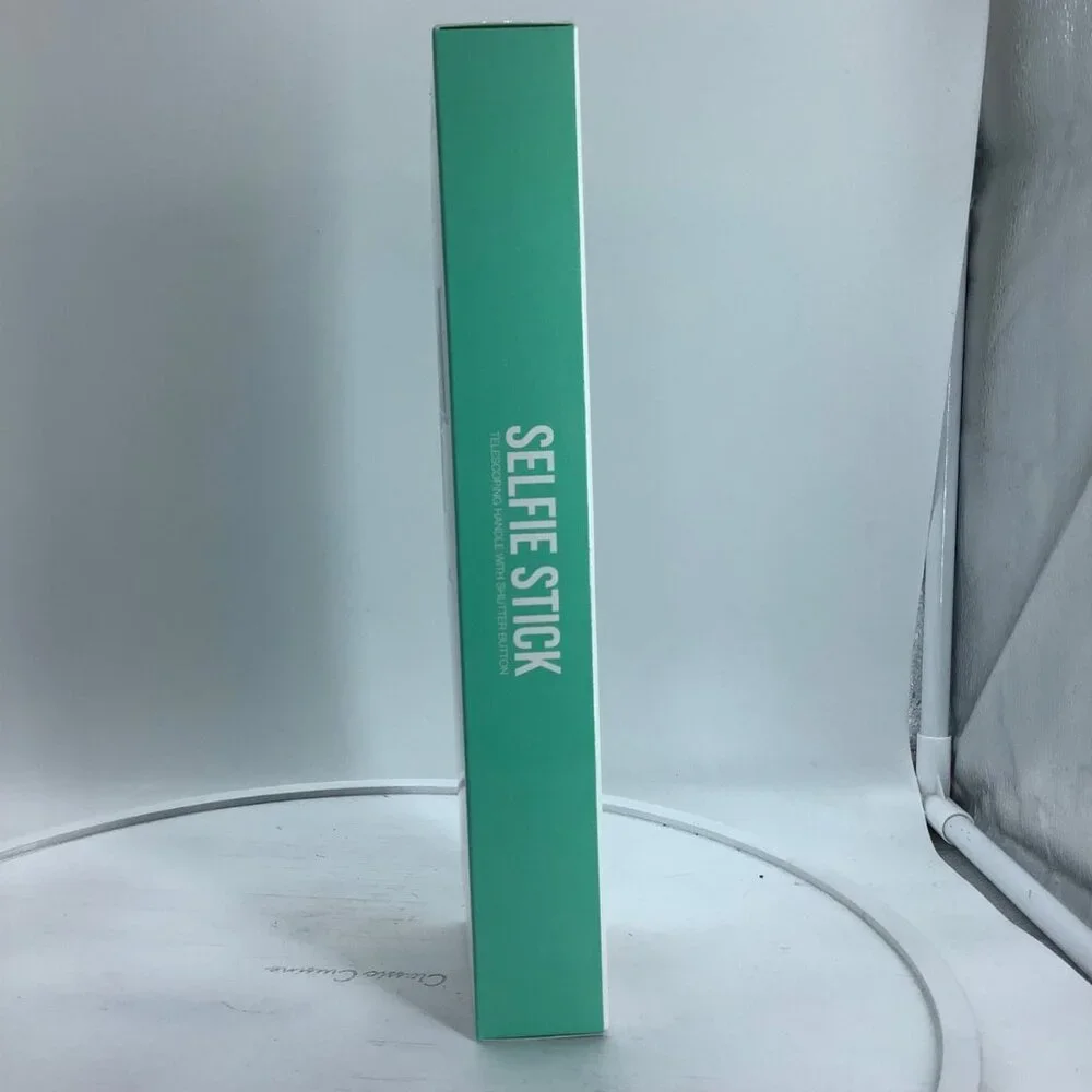 GEMS+ Selfie Stick Telescoping Handle Shutter Button Turquoise Blue Green NEW - Picture 3 of 6